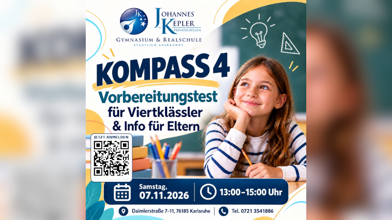 Kompass 4 - Vorbereitungstest für Viertklässler